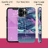 Alcohol Ink Patterns Custom Name iPhone Case
